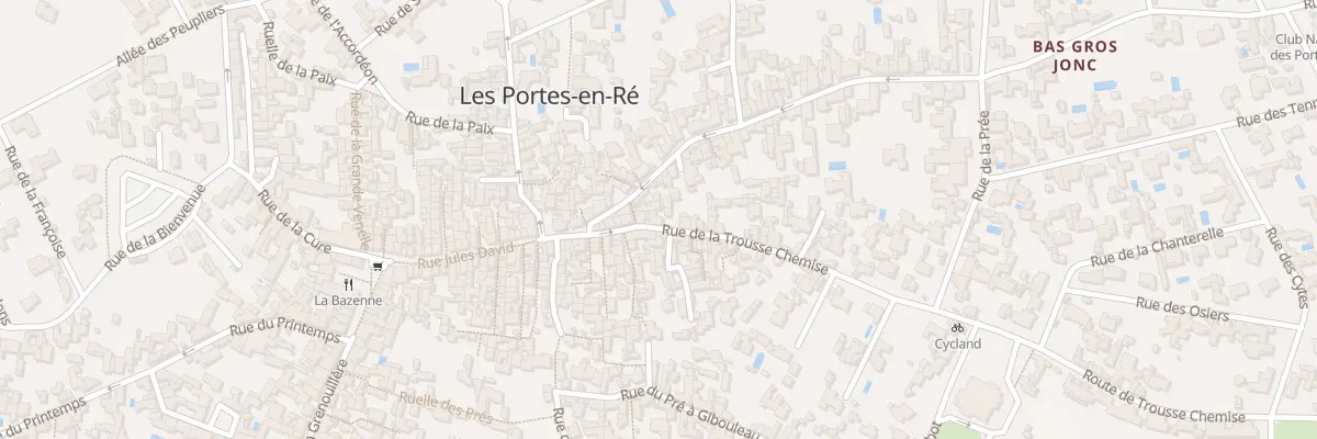 Plan du 15 Rue de Trousse Chemise aux Portes-en-Ré