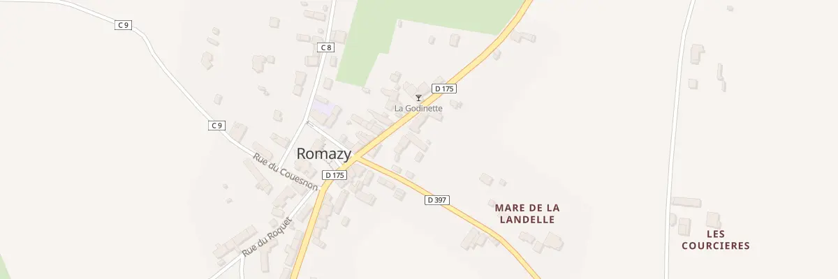 Plan du 4 Rue du Mont-Saint-Michel à Romazy