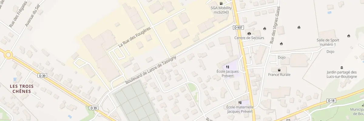 Plan du 146 Rue Andre Mercier des Rochette aux Lucs-sur-Boulogne