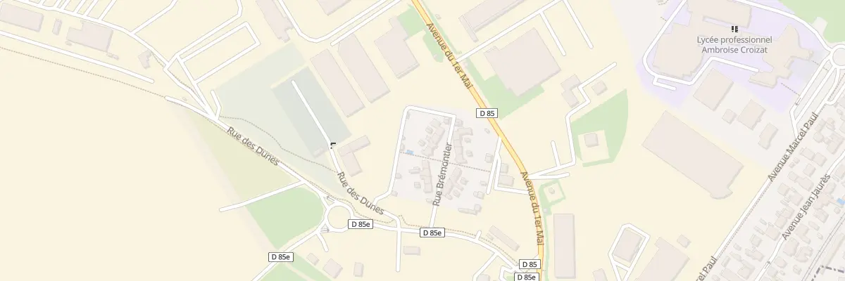 Plan du 12 Rue Bremontier à Tarnos