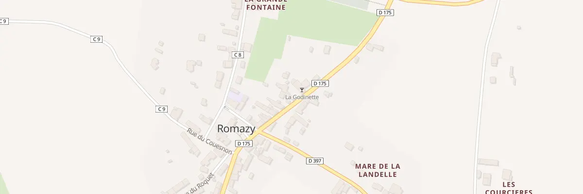Plan du 5070 Le Bourg à Romazy