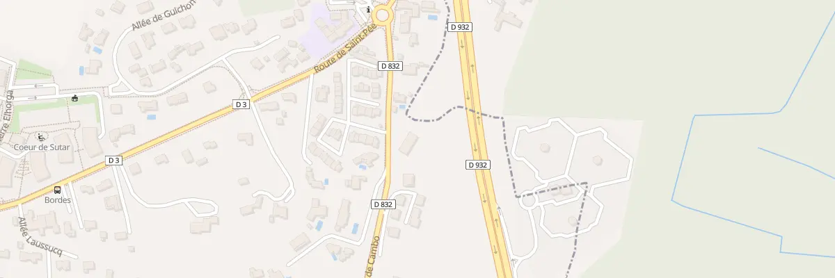 Plan du 13 Av de Cambo à Anglet