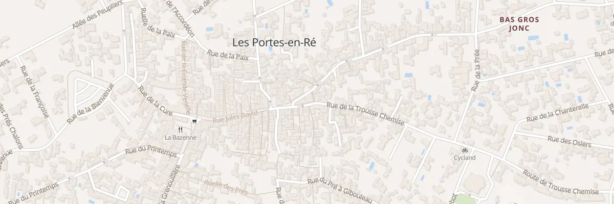 Plan du 9 Rue de Trousse Chemise aux Portes-en-Ré