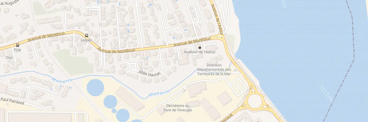 Plan du 1B Av de Montbrun à Anglet