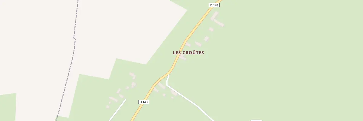 Plan du 5006 Les Croutes à Chanteloup