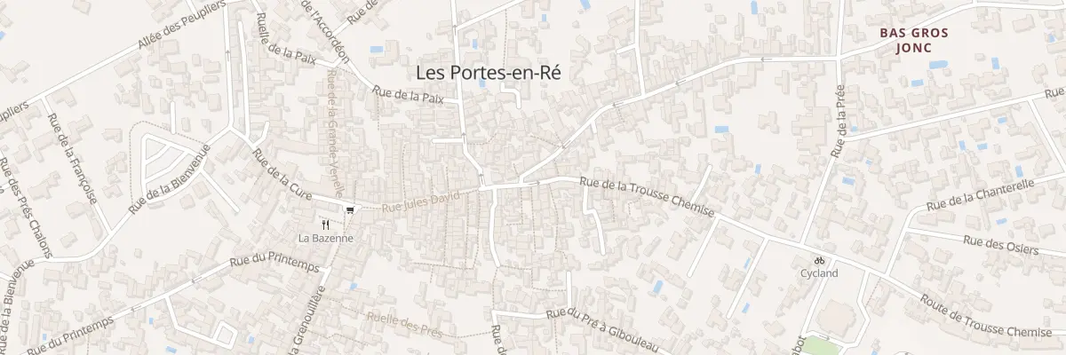 Plan du 3 Rue de Trousse Chemise aux Portes-en-Ré