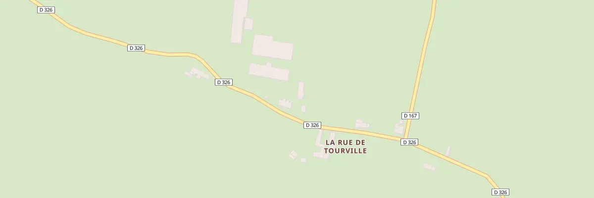Plan du 9 La Rue de Tourville à Rauville-la-Place