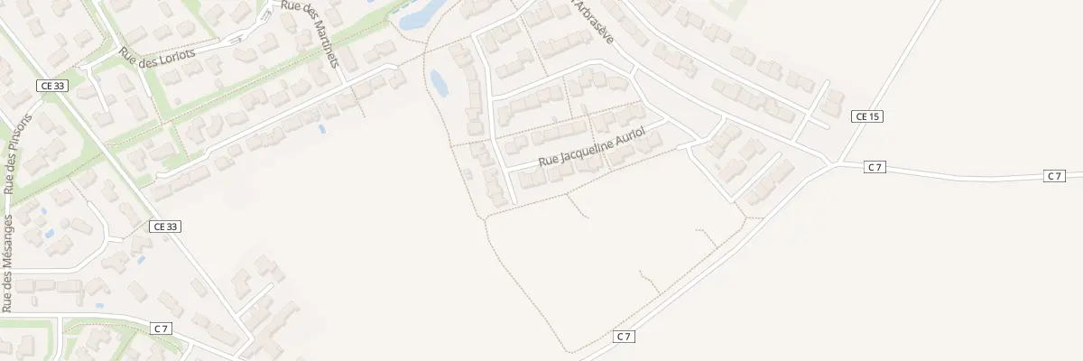 Plan du 4 Rue Jacqueline Auriol à Rocheservière