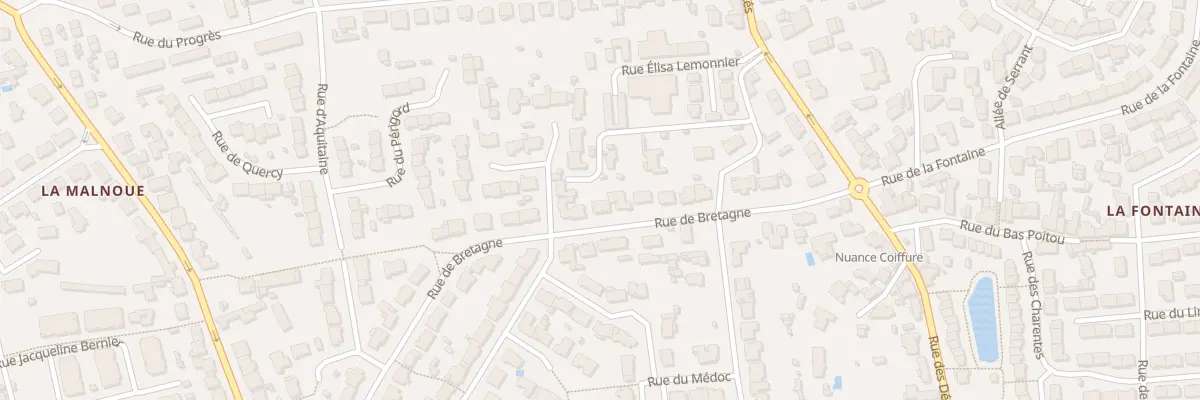 Plan du 16 Rue de Bretagne à Saint-Sébastien-sur-Loire