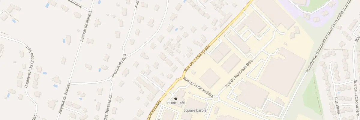 Plan du 58B Rue de la Mainguais à Carquefou