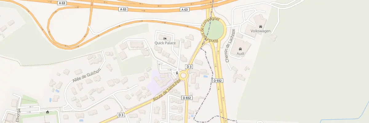 Plan du 2T Av de Cambo à Anglet