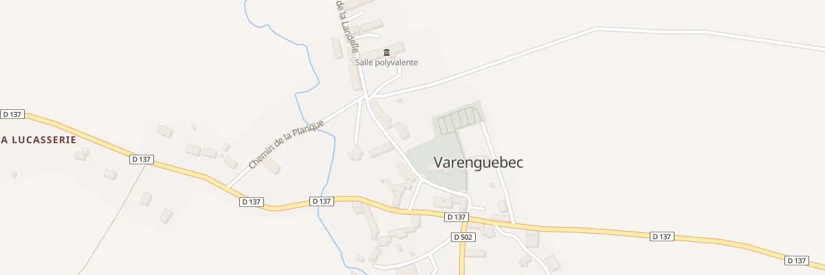 Plan du 5008 Le Bourg à Varenguebec