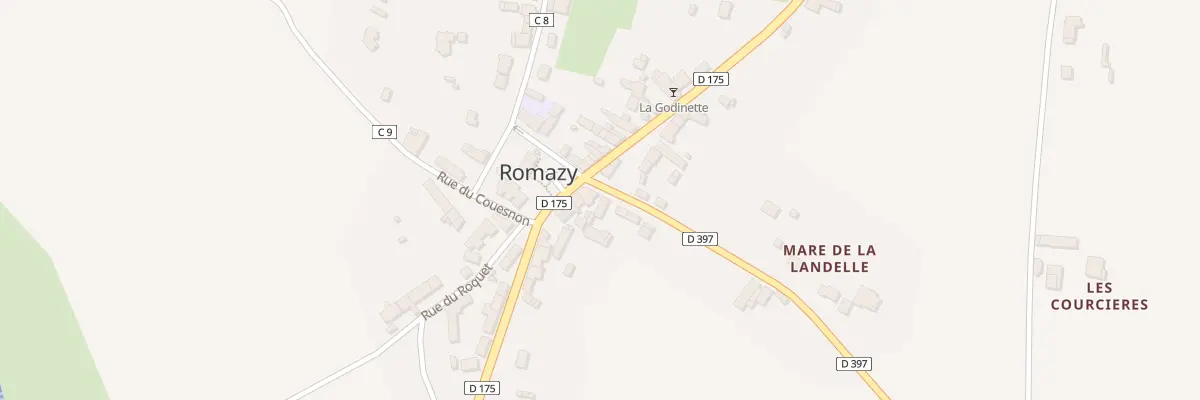 Plan du 5086 Le Bourg à Romazy