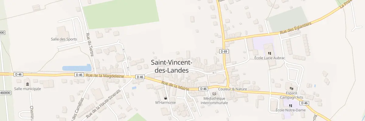 Plan du 14 Rue de la Libération à Saint-Vincent-des-Landes