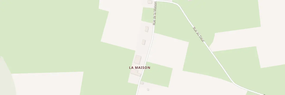 Plan du 2B Rue de la Maison à Brainville