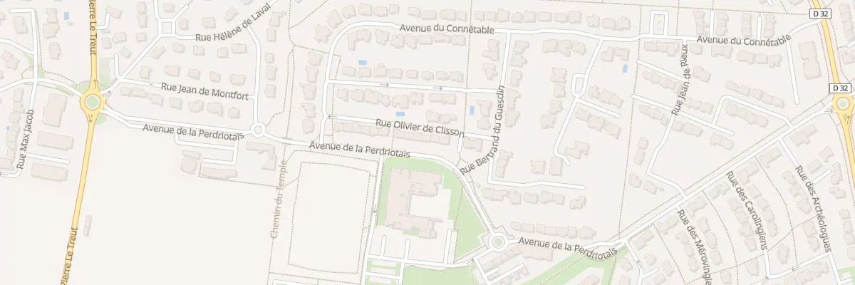 Plan du 20 Rue Olivier de Clisson à Médréac