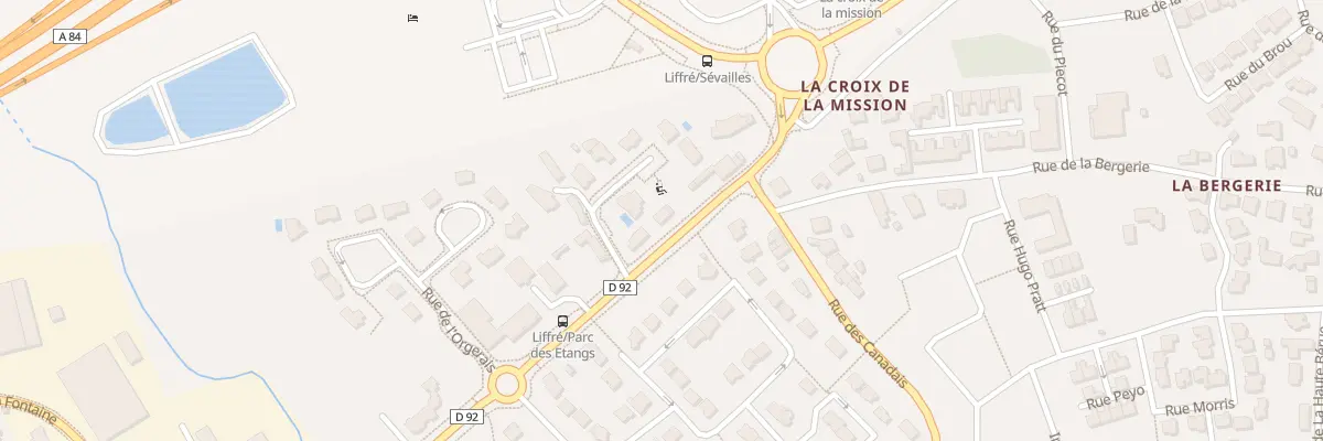 Plan du 80 Rue de fougeres à Liffré
