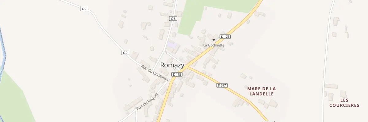 Plan du 5068 Le Bourg à Romazy