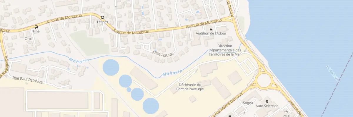 Plan du 9 All Haurat à Anglet
