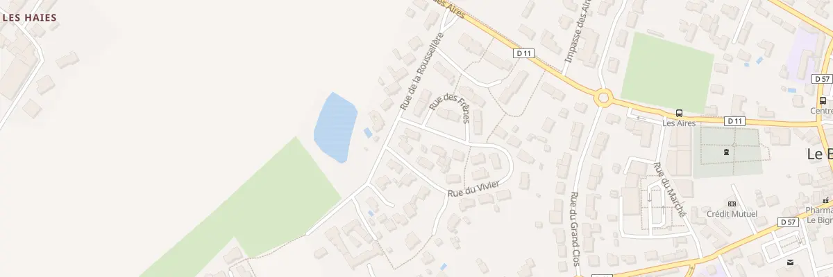 Plan du 18 Rue du Vivier au Bignon