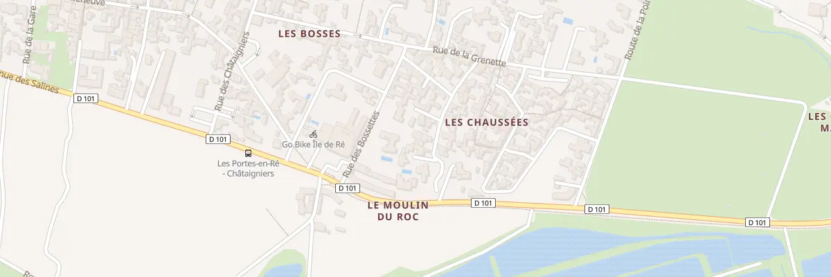 Plan du 3 Lot les Bossettes aux Portes-en-Ré