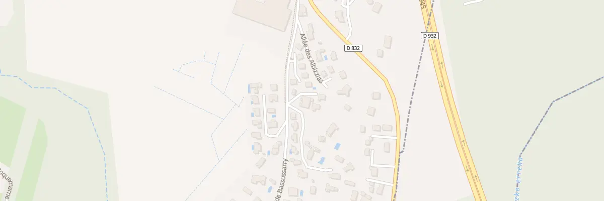 Plan du 3 Rue de Bassussarry à Anglet