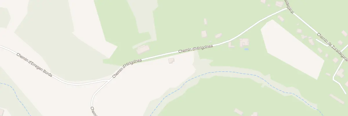 Plan du 379 Che d’Hirigoinea à Souraïde