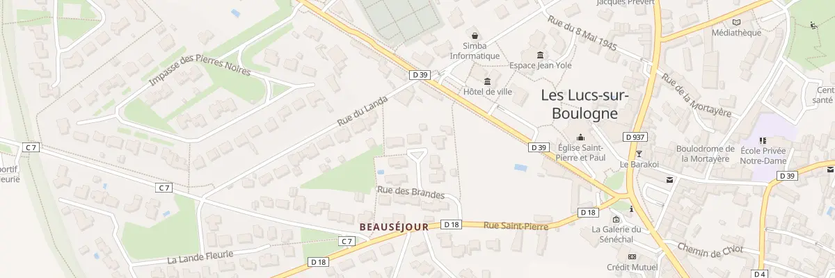 Plan du 112 Cité des Brandes aux Lucs-sur-Boulogne