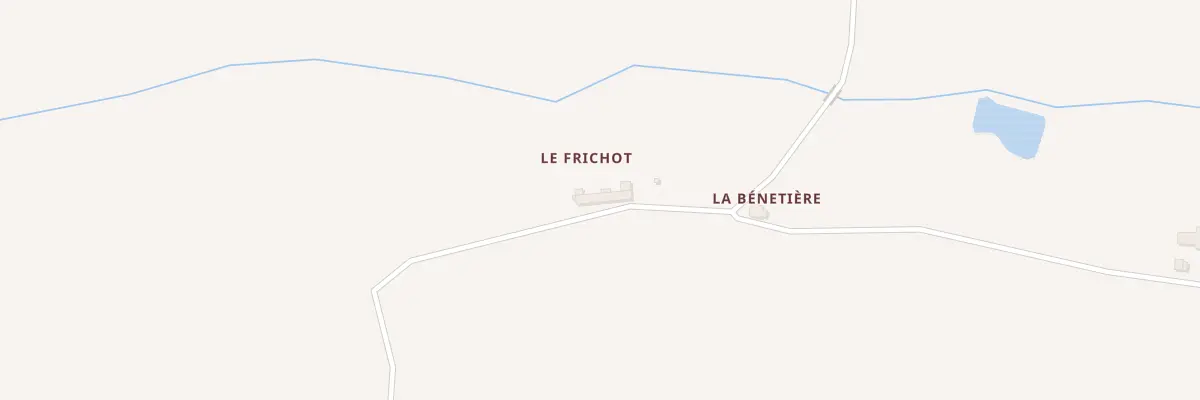 Plan du 5382 Le Frichot à Teillay