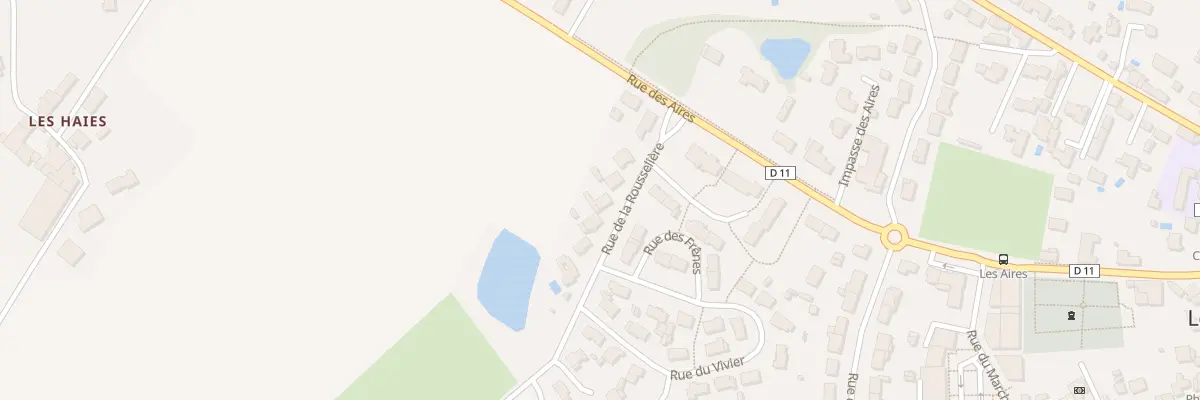 Plan du 10 Rue de la Rousselière au Bignon