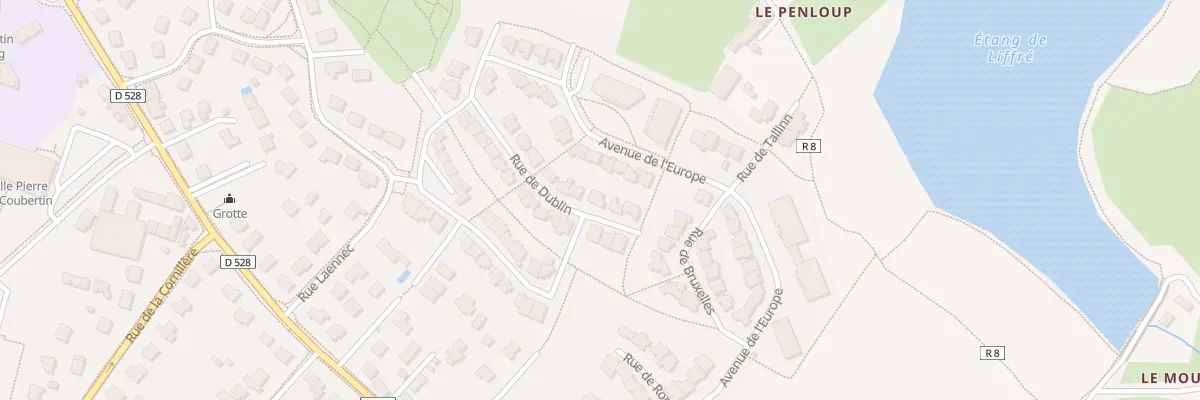Plan du 6 Rue de dublin à Liffré