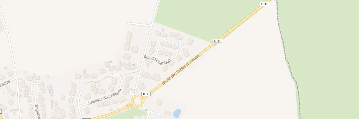 Plan du 8 Rue du Chaffault à Nieul-le-Dolent
