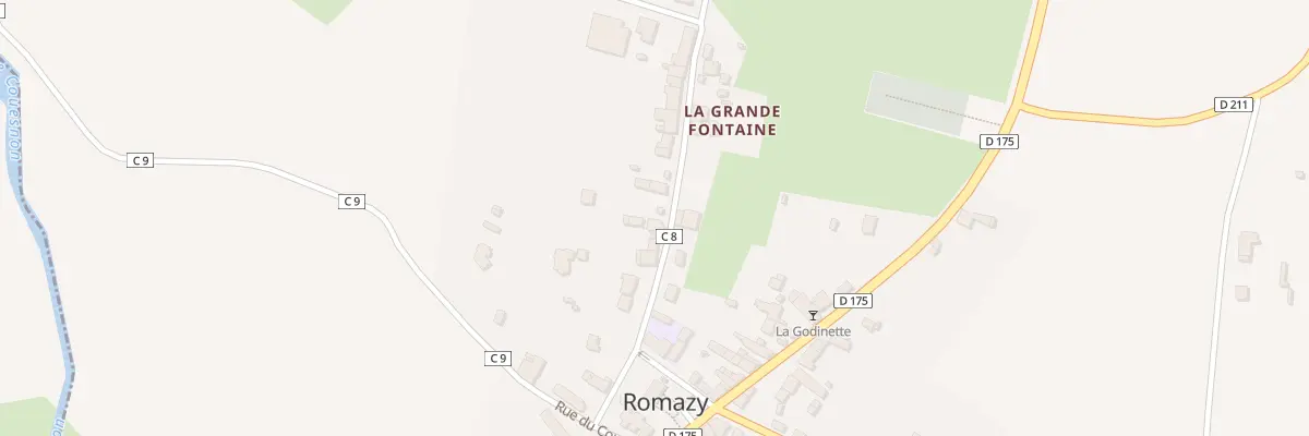 Plan du 17 Rue de la Grande Fontaine à Romazy