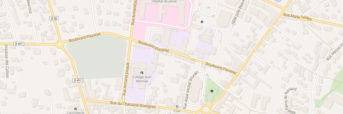 Plan du 11 Bd Plazanet à Janzé
