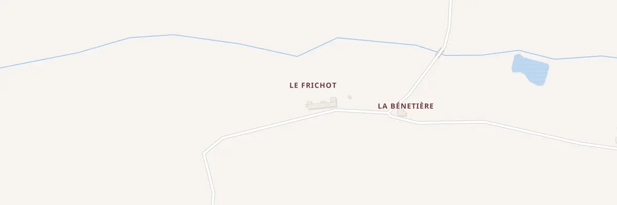 Plan du 5381 Le Frichot à Teillay