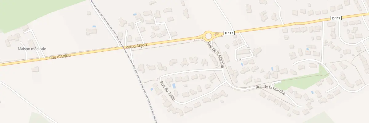 Plan du 8 Rue du Taillis à Montbert
