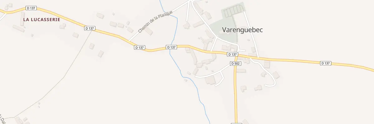 Plan du 9015 Le Bourg à Varenguebec