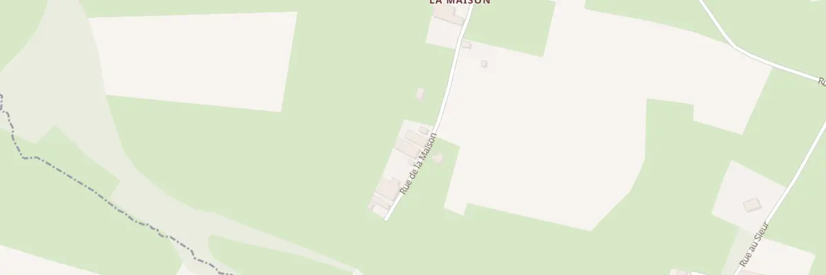 Plan du 6 Rue de la Maison à Brainville