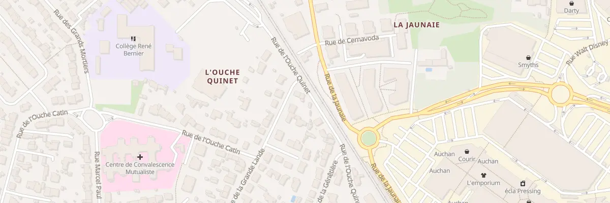 Plan du 80 Rue de l’Ouche Quinet à Saint-Sébastien-sur-Loire