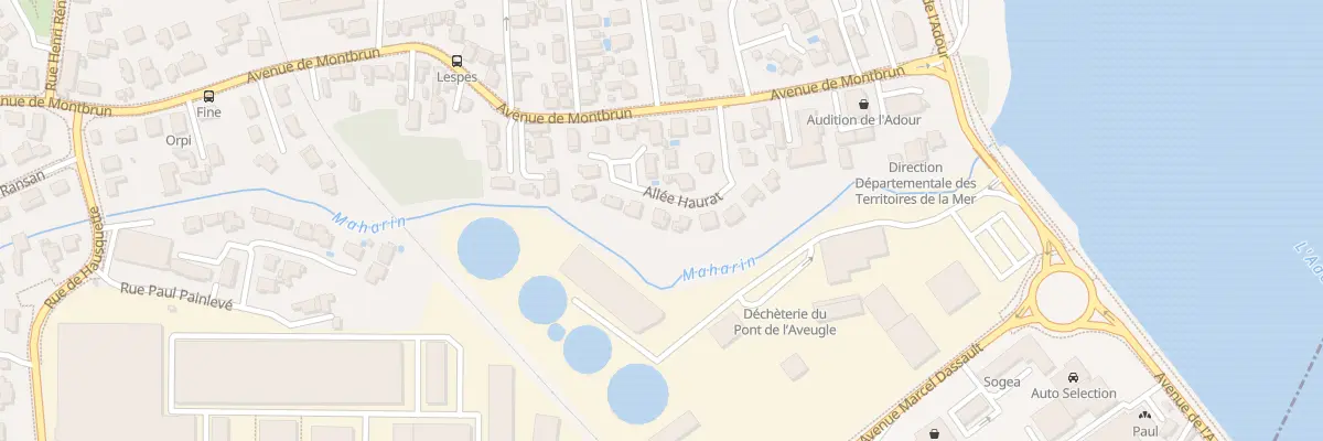 Plan du 15 All Haurat à Anglet