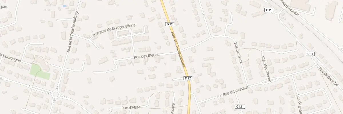 Plan du 1 Rue des Bleuets à Janzé