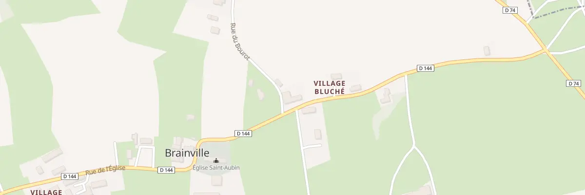 Plan du 6 Rue de l’Église à Brainville