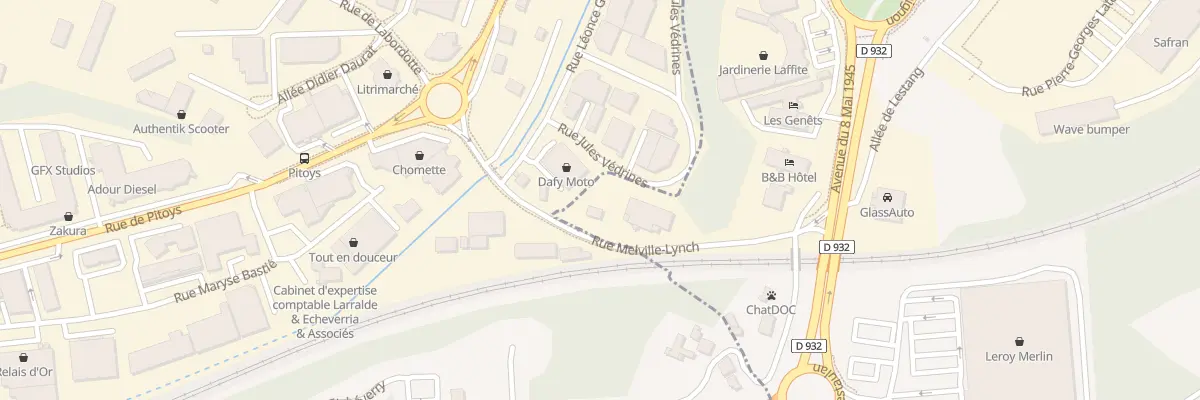 Plan du 21 Rue Melville Lynch à Anglet