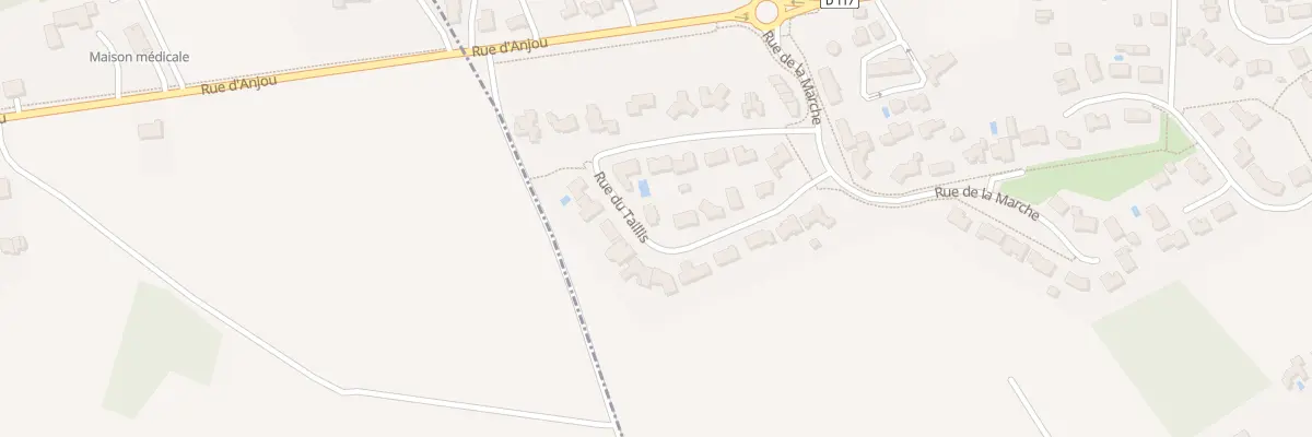 Plan du 13 Rue du Taillis à Montbert