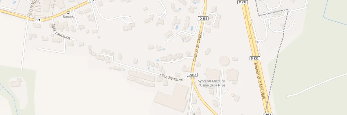 Plan du 22 Av de Cambo à Anglet