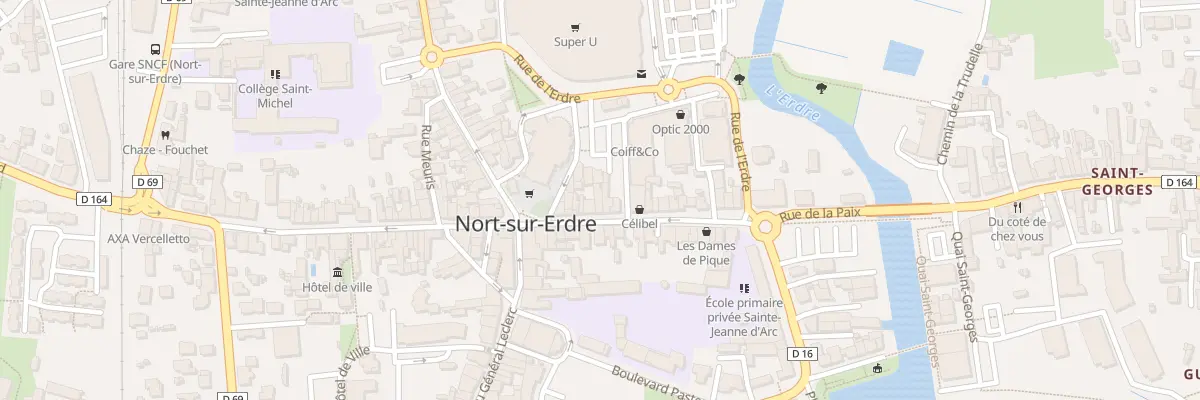 Plan du 11 Rue de la paix à Nort-sur-Erdre