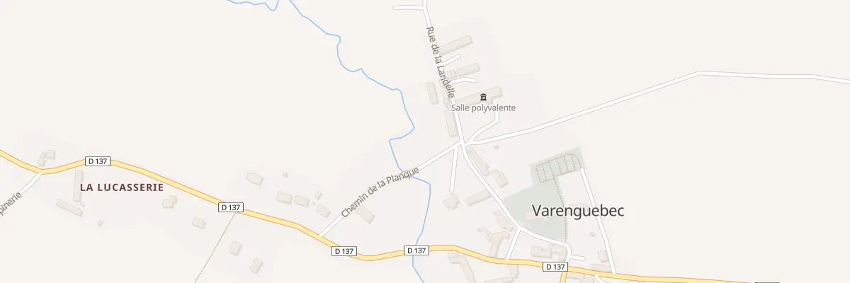 Plan du 9002 Village de l’Eglise à Varenguebec