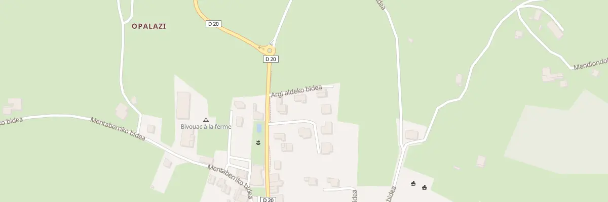 Plan du 5243 Herri Barnea à Ainhoa