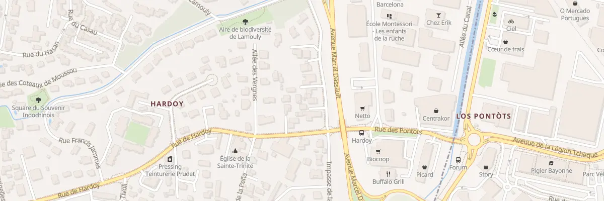 Plan du 104 Rue de Lamouly à Anglet