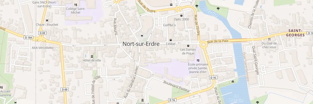 Plan du 14 Rue de la paix à Nort-sur-Erdre